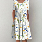 Zomerjurk voor dames met patroon | Midi 3