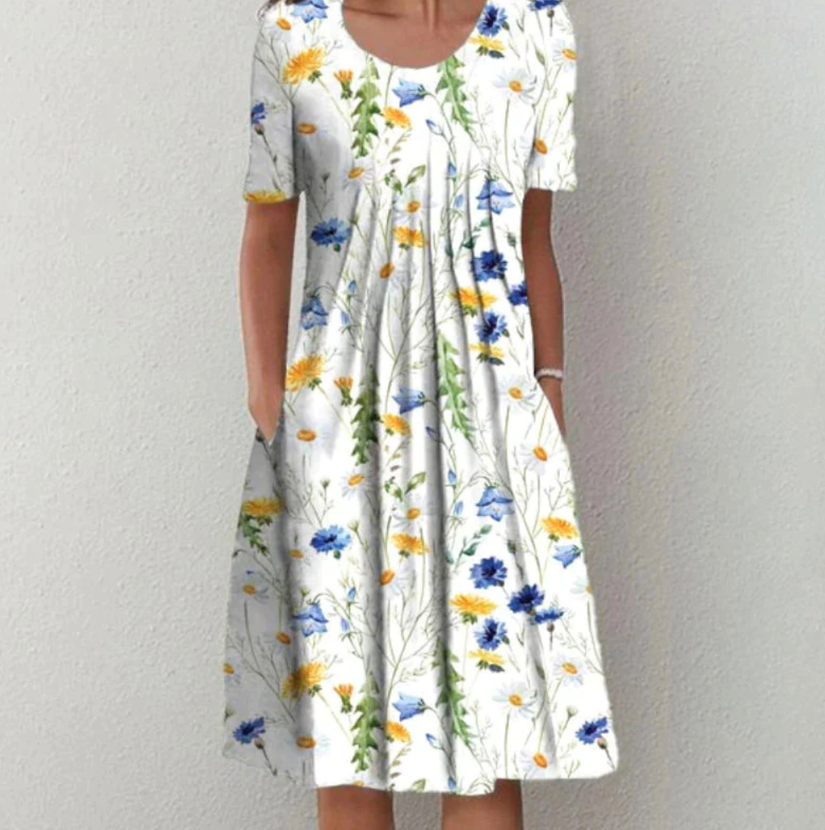 Zomerjurk voor dames met patroon | Midi 3