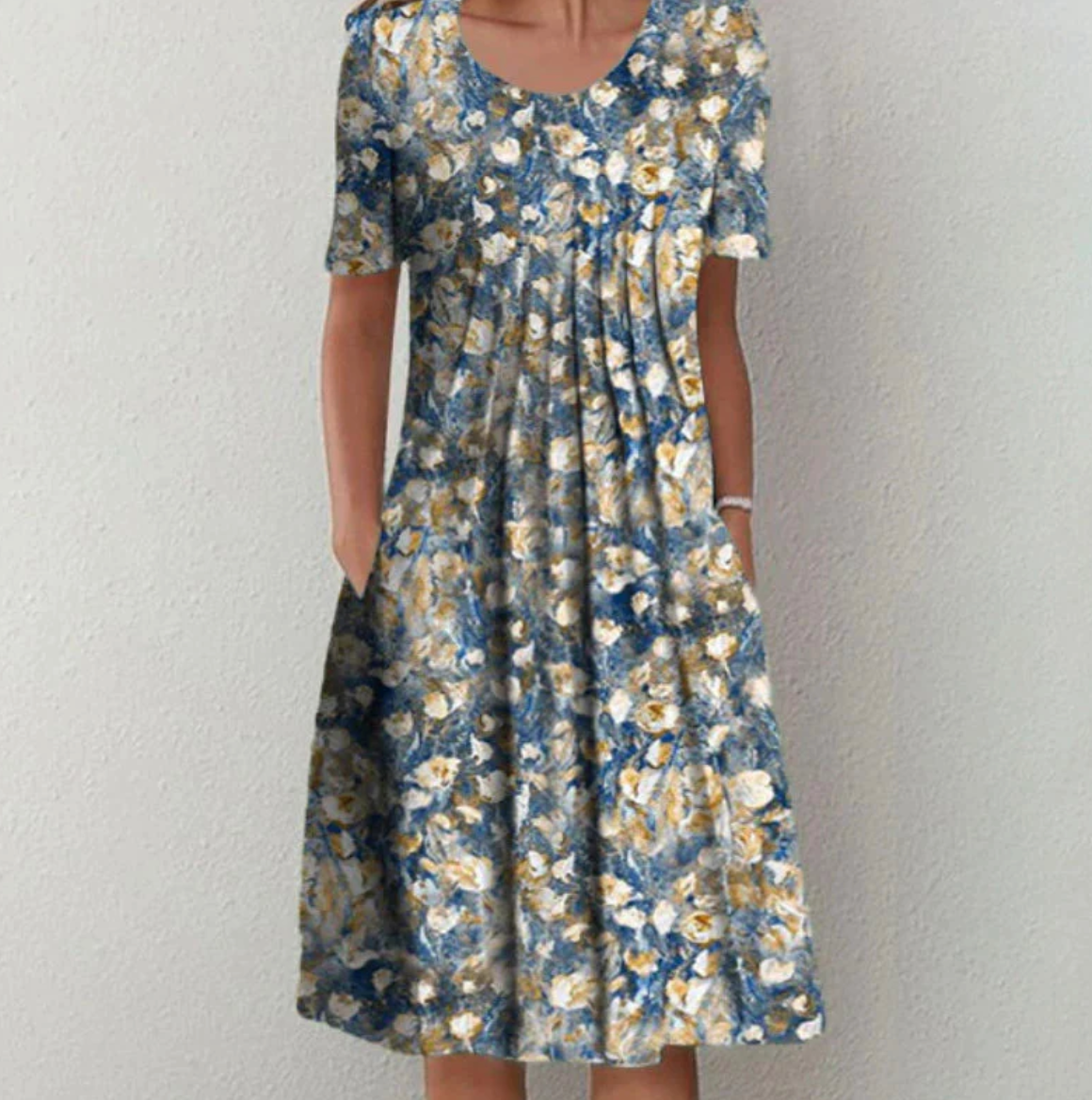 Zomerjurk voor dames met patroon | Midi 4