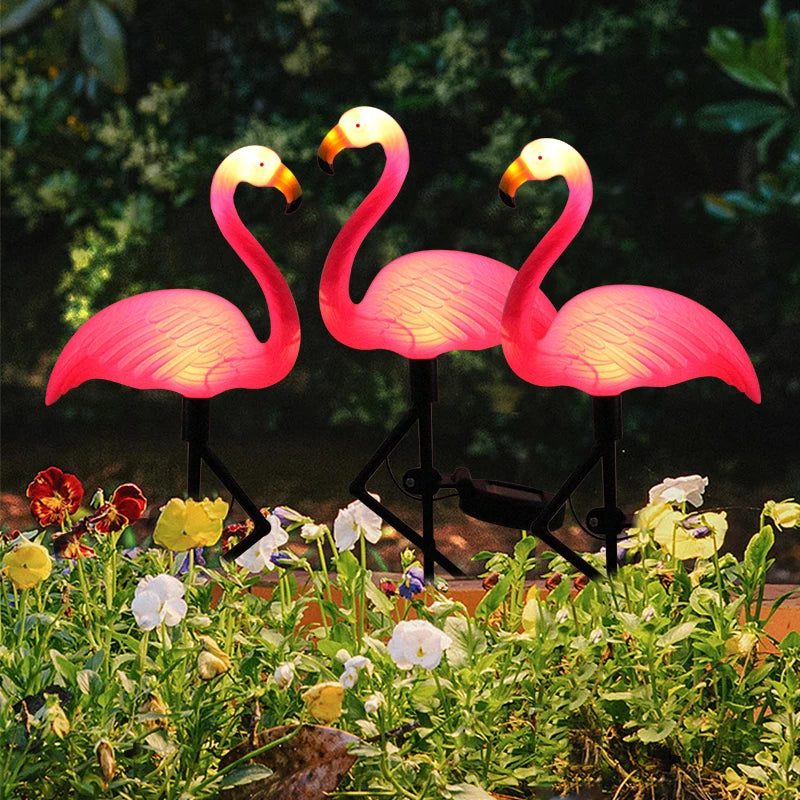 Zonne-energie Flamingo Tuinlamp - Waterdichte Solar Tuinverlichting 2