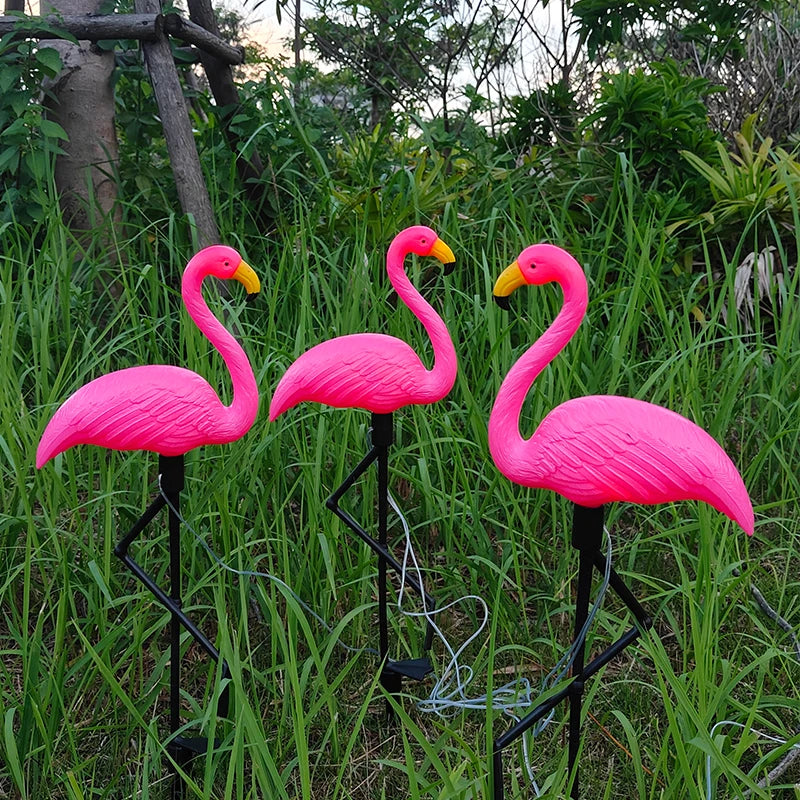 Zonne-energie Flamingo Tuinlamp - Waterdichte Solar Tuinverlichting 3