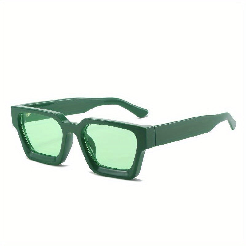 Zonnebril met Dikke Montuur en UV400 Bescherming - Vierkant Design 14