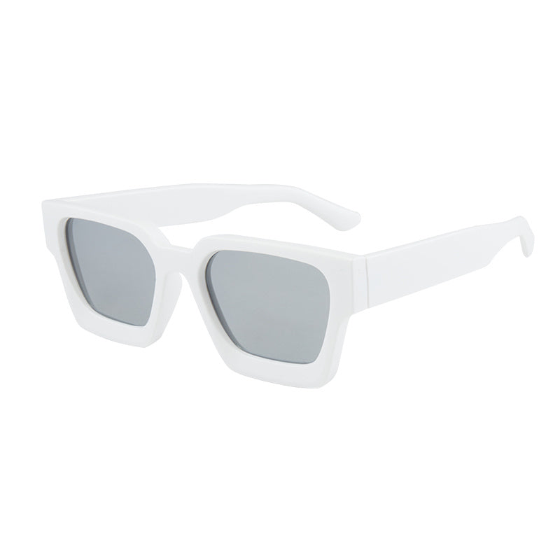 Zonnebril met Dikke Montuur en UV400 Bescherming - Vierkant Design 16