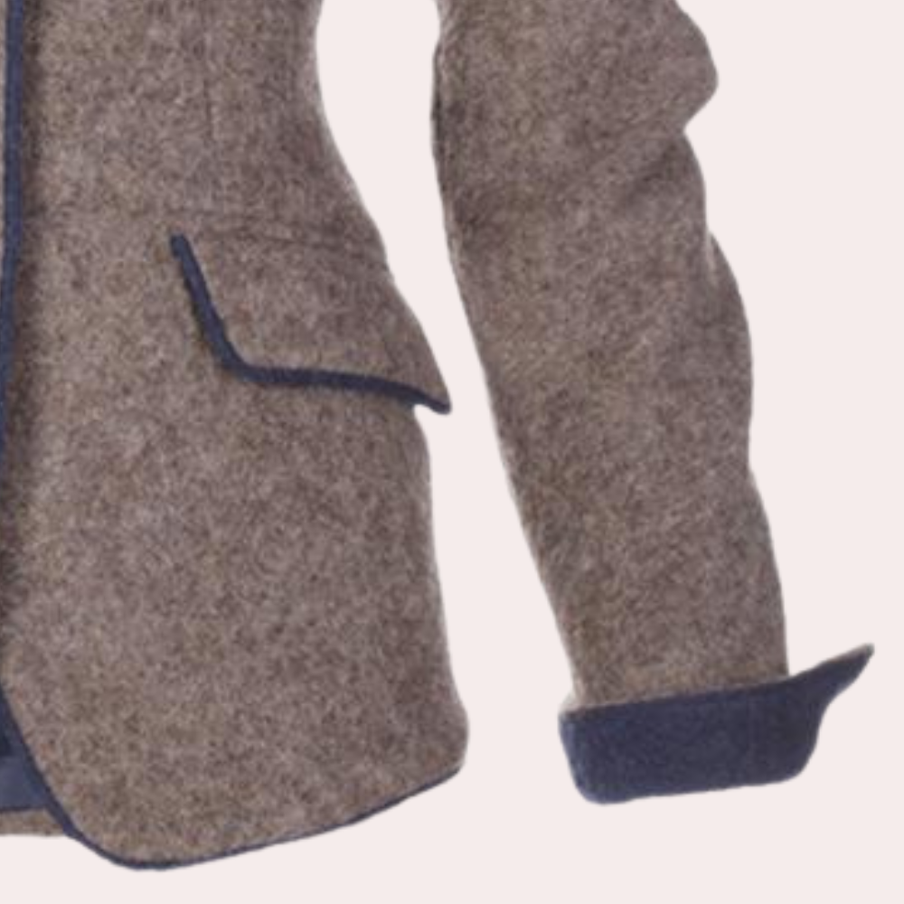 Zwarte Blazer Dames Katoen - Lange Stijlvolle Blazer 3