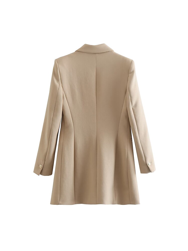 Zwarte Blazer Dames Polyester Casual voor Moderne Vrouwen 4