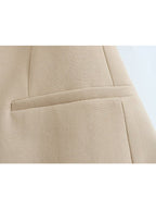 Zwarte Blazer Dames Polyester Casual voor Moderne Vrouwen 6