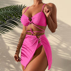 Zwarte Dames Bikini Set met Chic Top en Bijpassende Onderkant 1