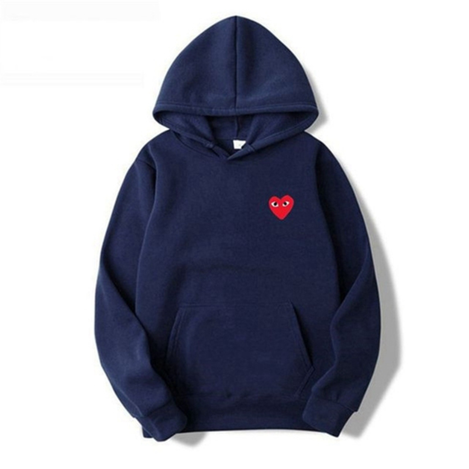 Zwarte Hoodie Dames met Hartvormig Logo – Comfortabele Katoenen Trui 1