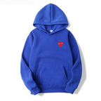 Zwarte Hoodie Dames met Hartvormig Logo – Comfortabele Katoenen Trui 2