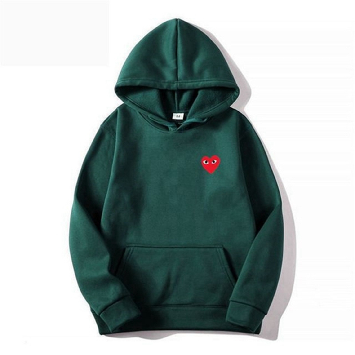 Zwarte Hoodie Dames met Hartvormig Logo – Comfortabele Katoenen Trui 4