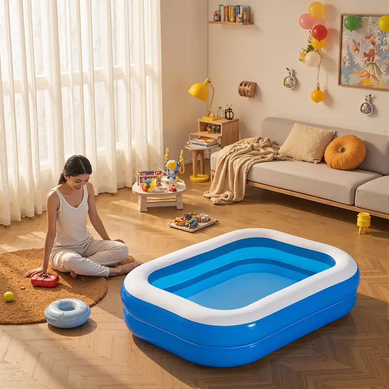 Zwembad Opblaasbaar 4 Persoons PVC Materiaal Ruim Comfort