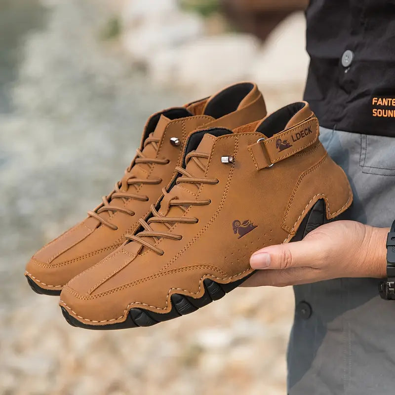 Schoenen Waterdicht Hoge Schacht Stoer Ontwerp Voor Heren