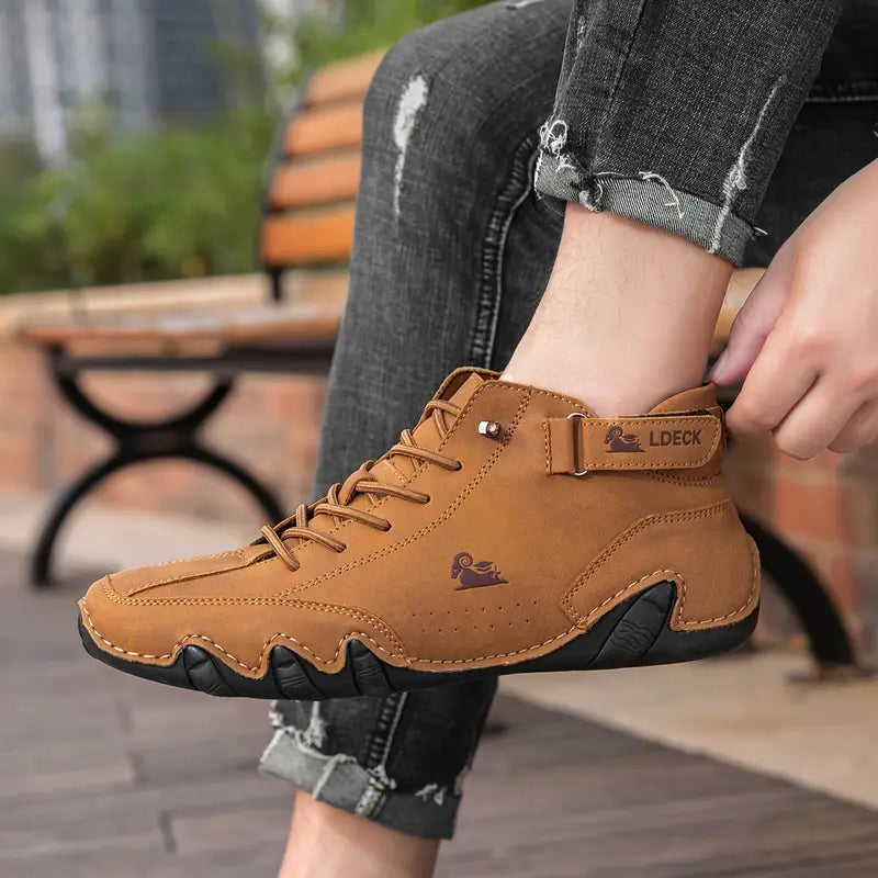 Schoenen Waterdicht Hoge Schacht Stoer Ontwerp Voor Heren