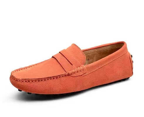 Loafers Suède Italiaanse Casual Voor Heren Met Comfort