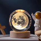 3D Led Nachtlamp Kristallen Ontwerp Met Betoverende Sfeer