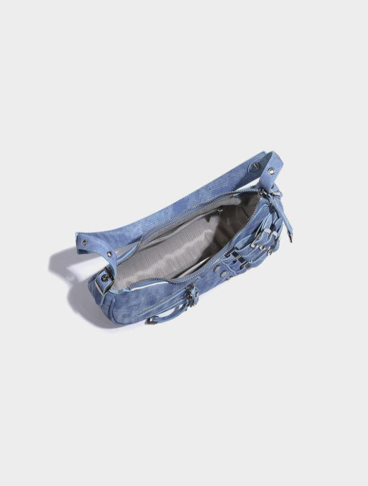 Kaida Buckle Hobo Halve Maan Tas