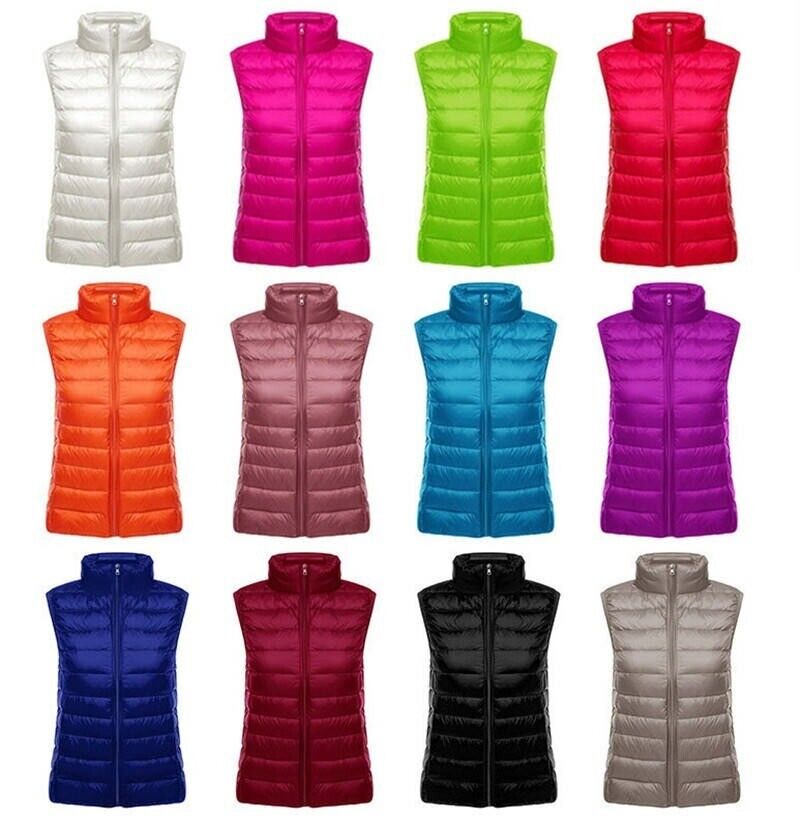 Bodywarmer Dames Winddichte Met Ritssluiting Lichtgewicht