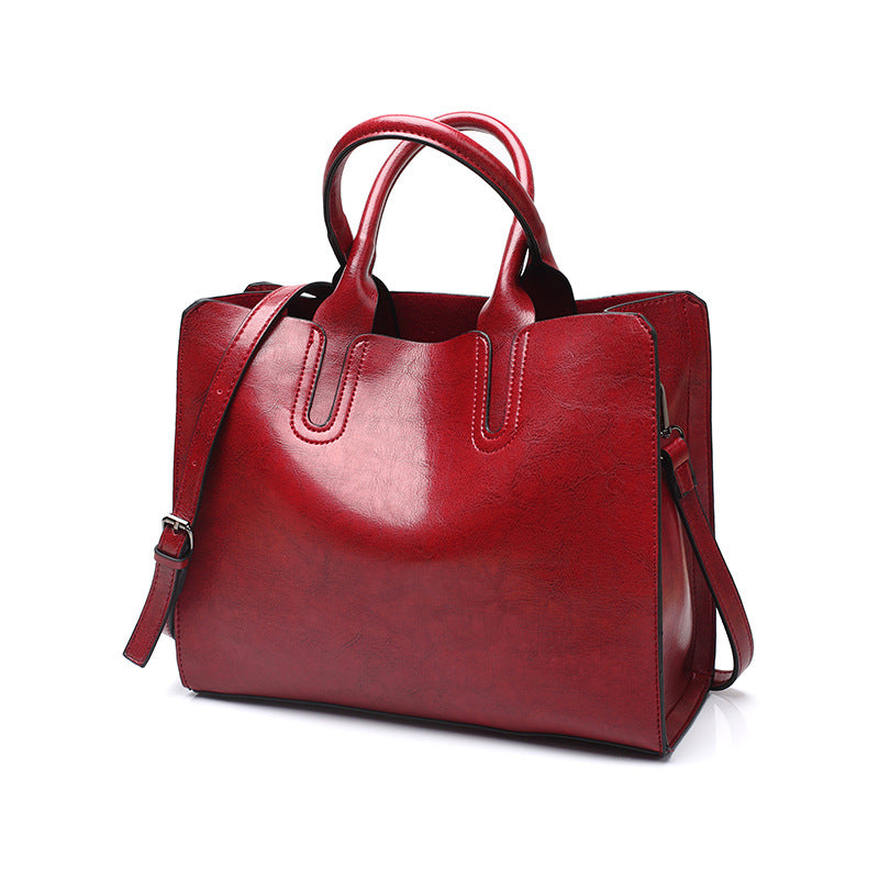 Chique Afneembare Schouderband PU Leren Tas