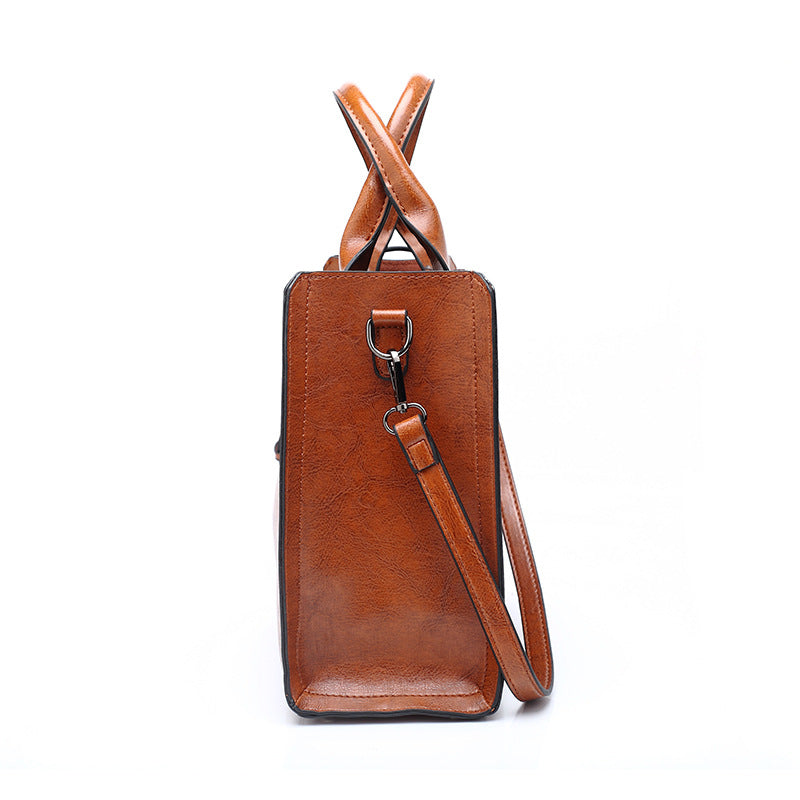 Chique Afneembare Schouderband PU Leren Tas