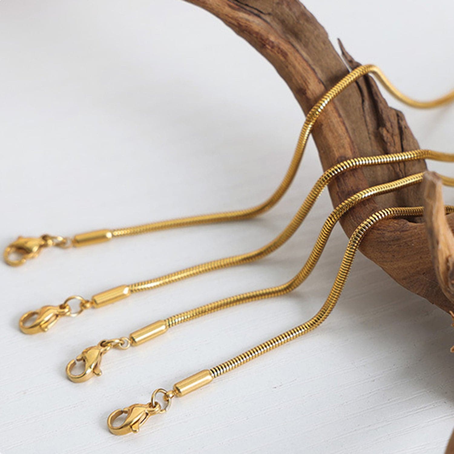 Elegante 18K vergulde minimalistische armband voor dagelijks gebruik