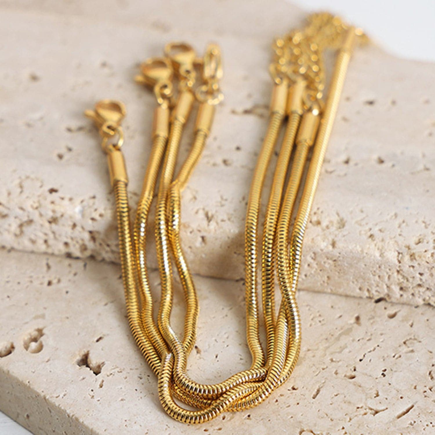Elegante 18K vergulde minimalistische armband voor dagelijks gebruik