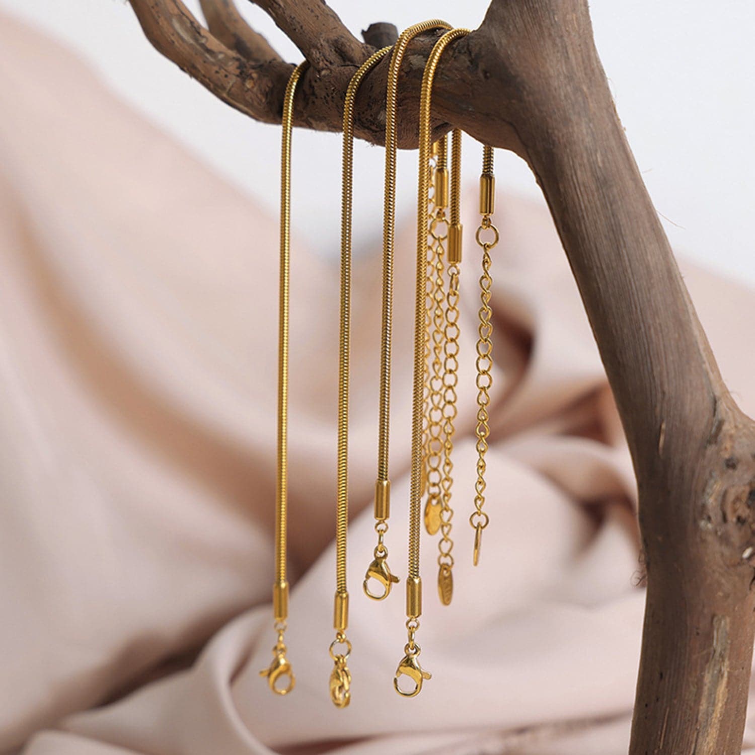 Elegante 18K vergulde minimalistische armband voor dagelijks gebruik