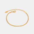 Elegante 18K vergulde minimalistische armband voor dagelijks gebruik