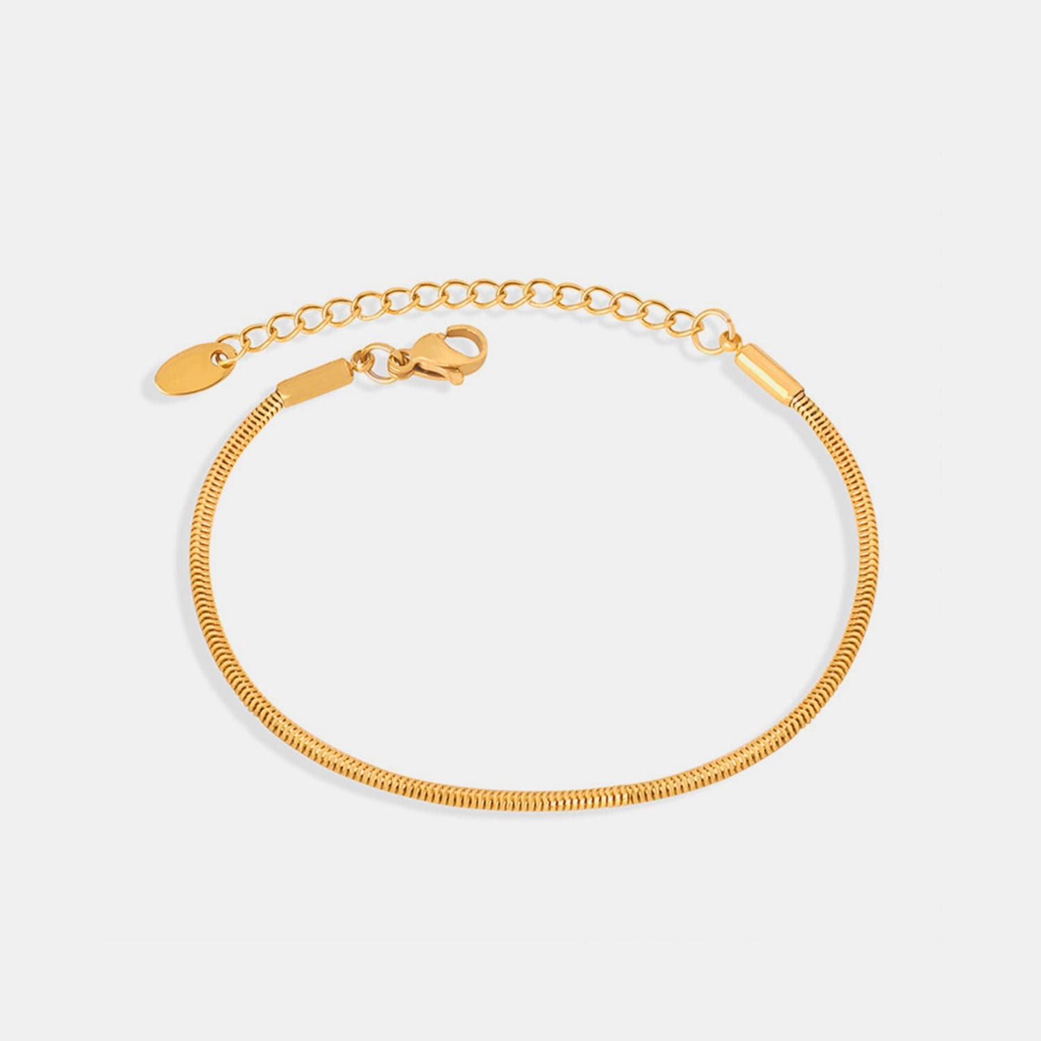 Elegante 18K vergulde minimalistische armband voor dagelijks gebruik