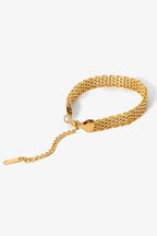Elegante 18K vergulde statement kettingarmband