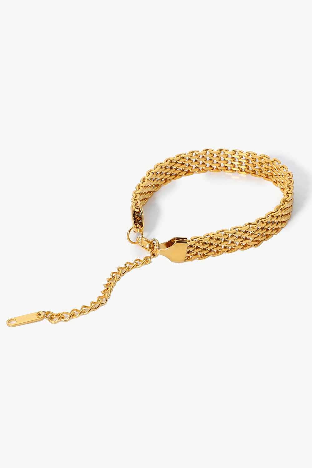 Elegante 18K vergulde statement kettingarmband
