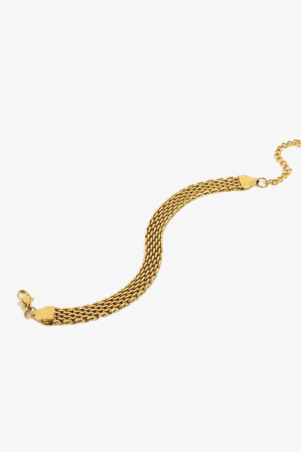 Elegante 18K vergulde statement kettingarmband