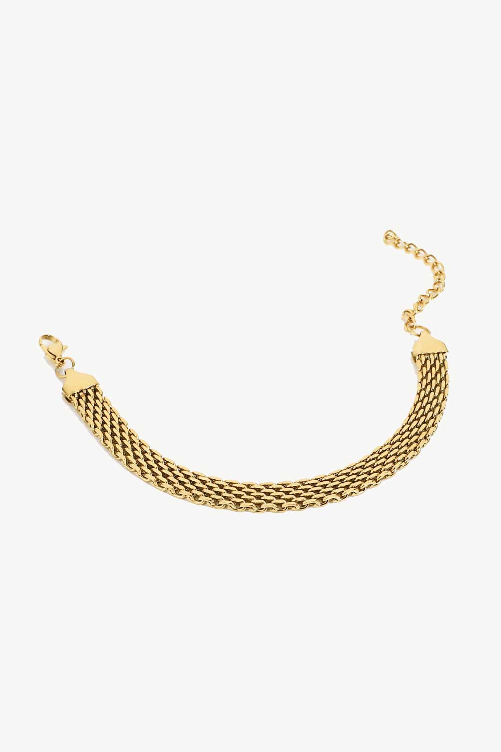 Elegante 18K vergulde statement kettingarmband