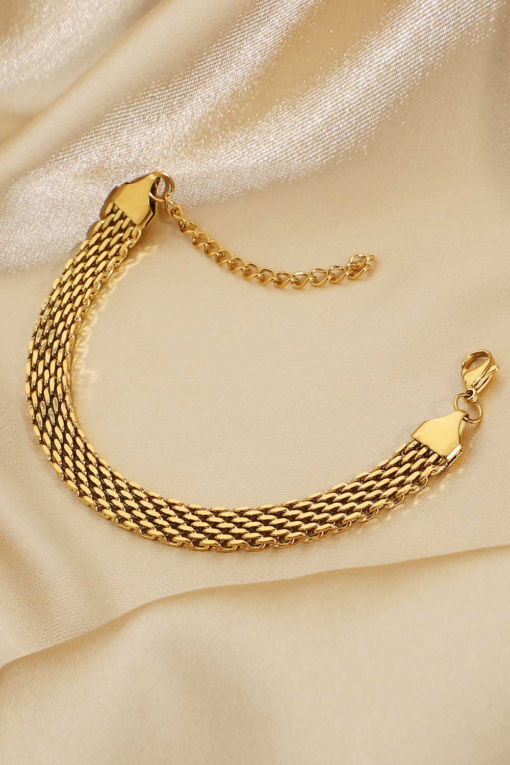 Elegante 18K vergulde statement kettingarmband