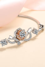 Elegante 1.4 Karaat Moissaniet Armband in 925 Sterling Zilver
