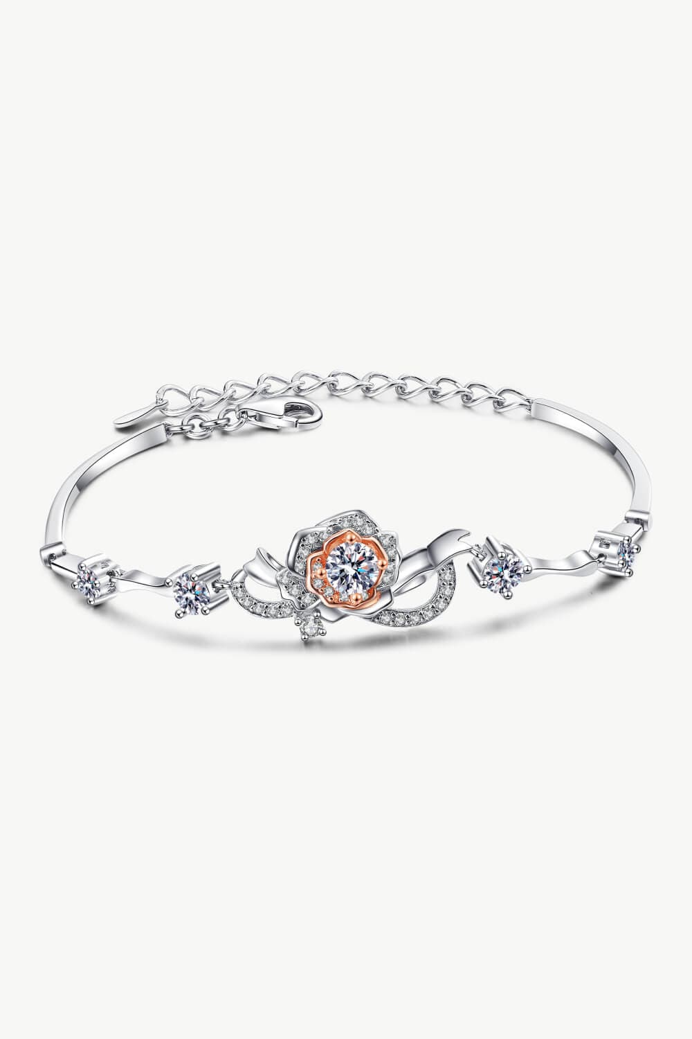 Elegante 1.4 Karaat Moissaniet Armband in 925 Sterling Zilver