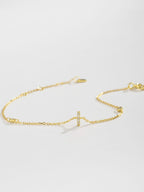Elegante G tot K zirconia armband in 925 sterling zilver