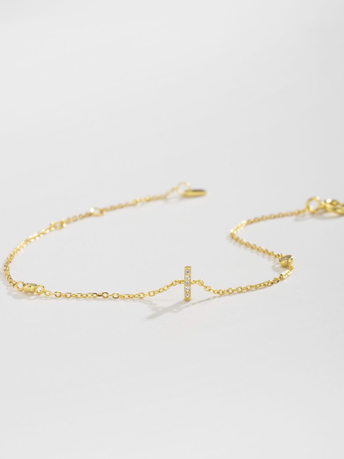 Elegante G tot K zirconia armband in 925 sterling zilver