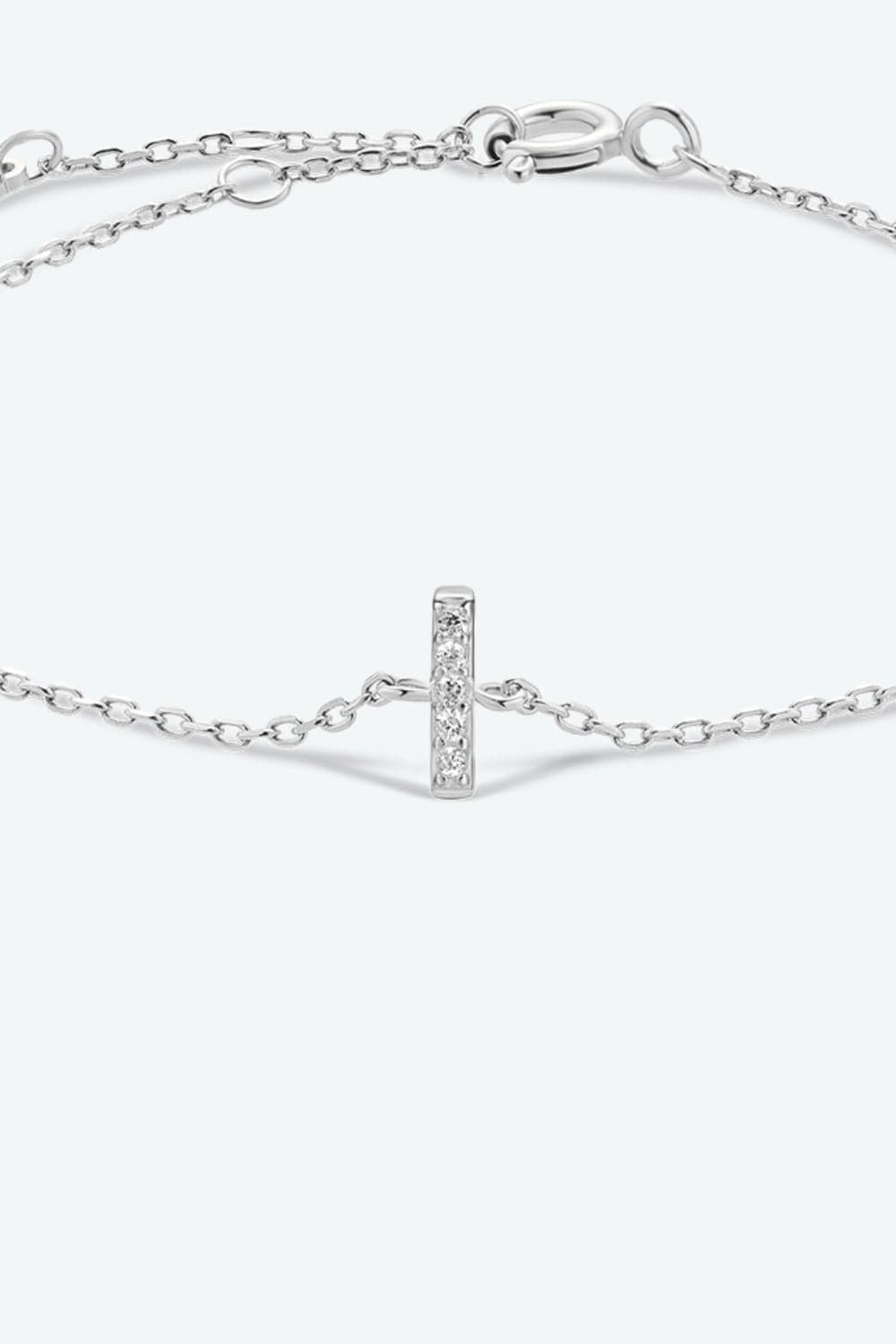 Elegante G tot K zirconia armband in 925 sterling zilver