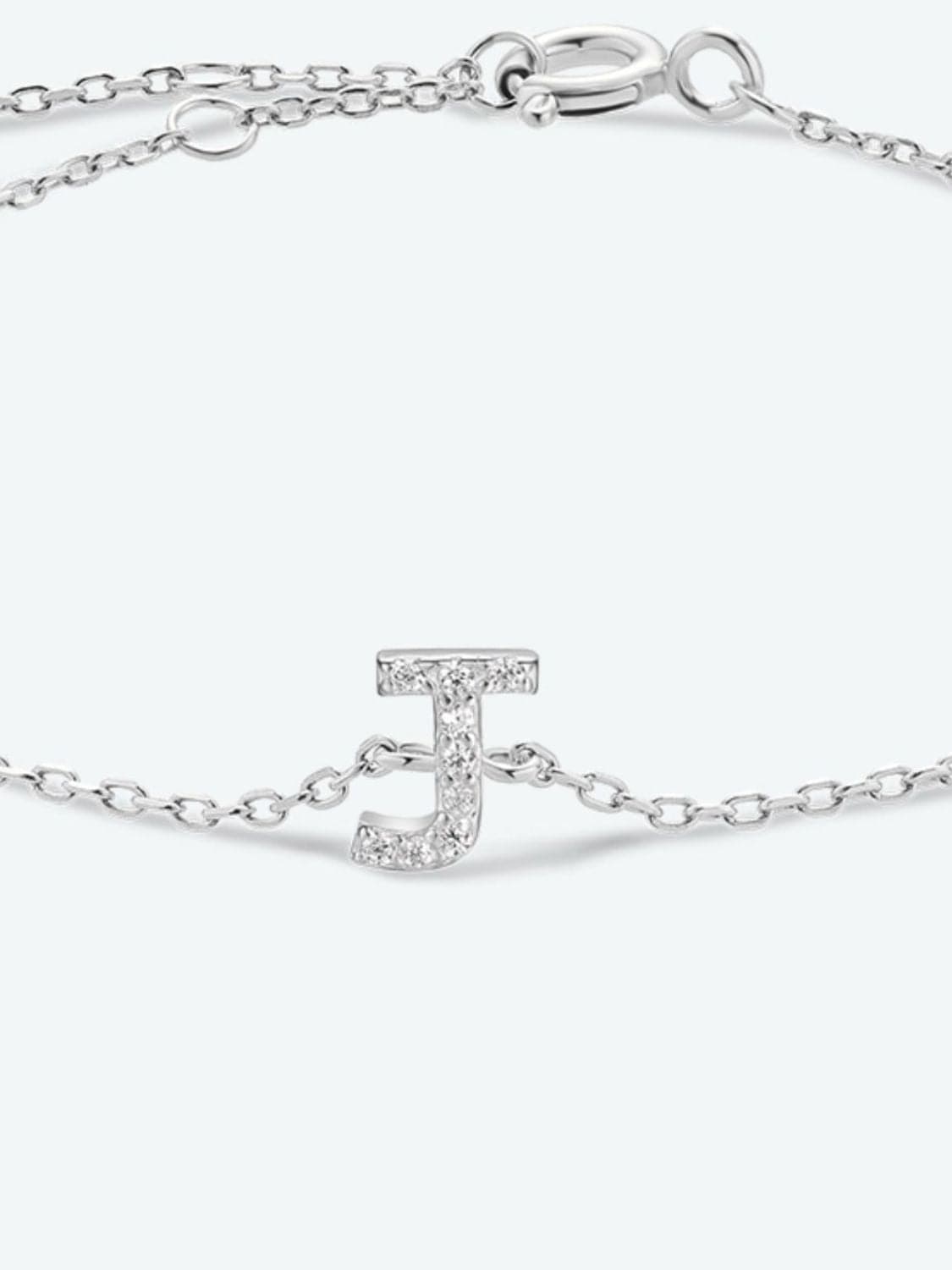 Elegante G tot K zirconia armband in 925 sterling zilver