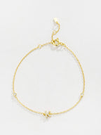 Elegante G tot K zirconia armband in 925 sterling zilver