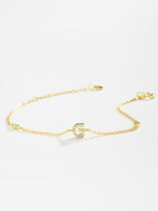 Elegante G tot K zirconia armband in 925 sterling zilver