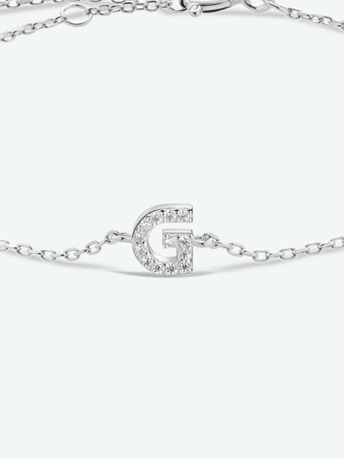 Elegante G tot K zirconia armband in 925 sterling zilver
