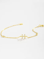 Elegante G tot K zirconia armband in 925 sterling zilver