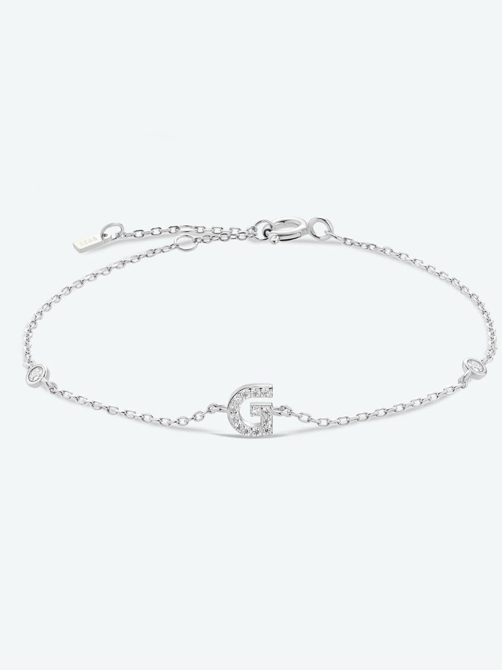 Elegante G tot K zirconia armband in 925 sterling zilver