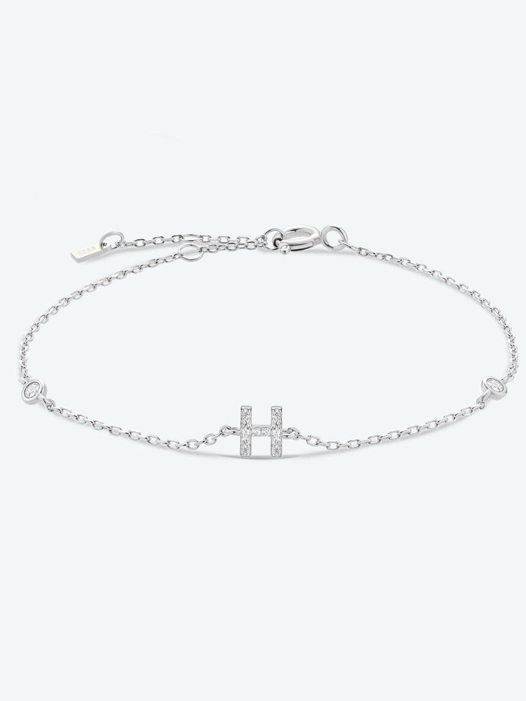 Elegante G tot K zirconia armband in 925 sterling zilver