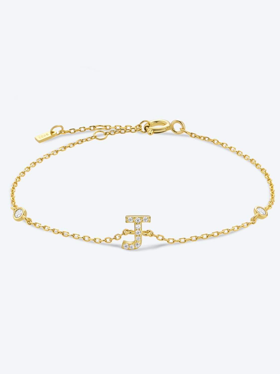 Elegante G tot K zirconia armband in 925 sterling zilver