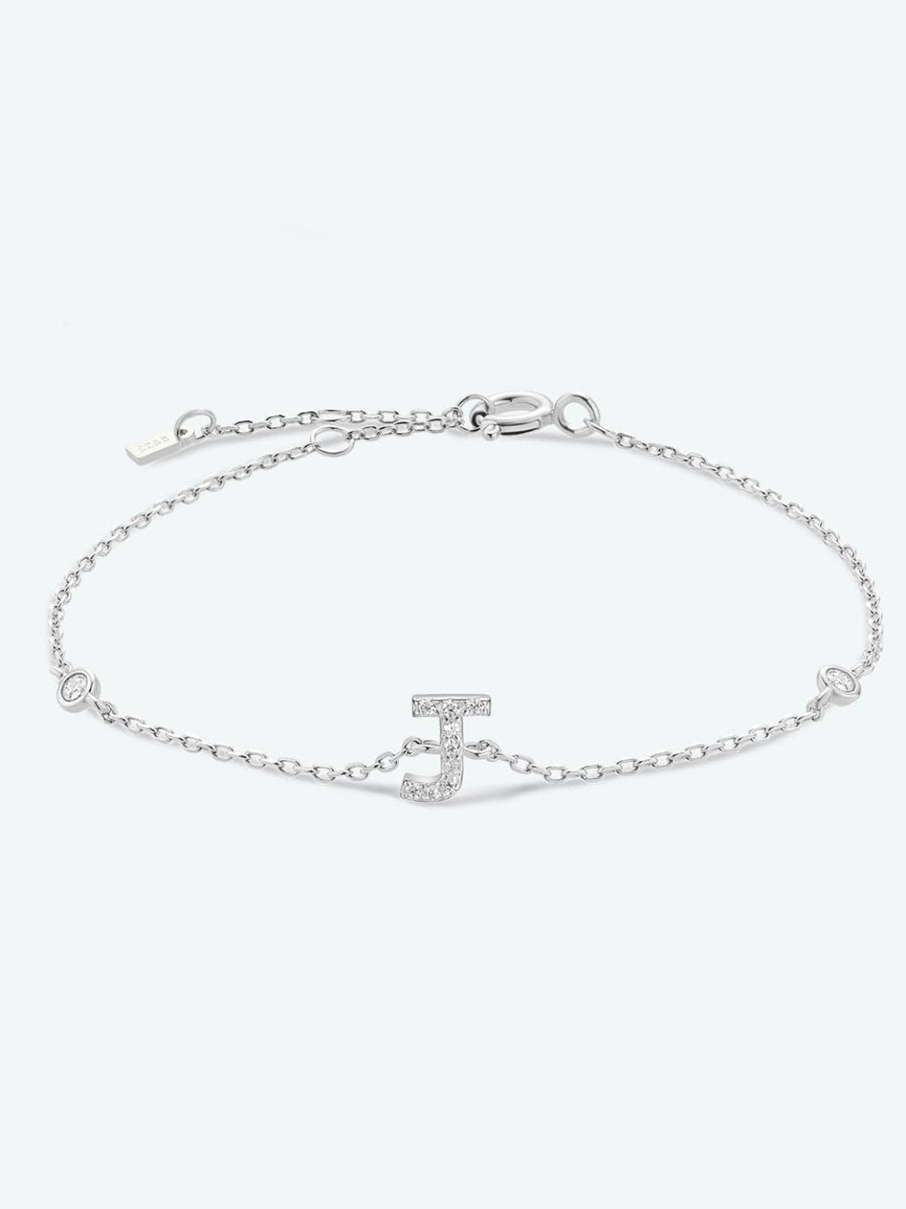Elegante G tot K zirconia armband in 925 sterling zilver
