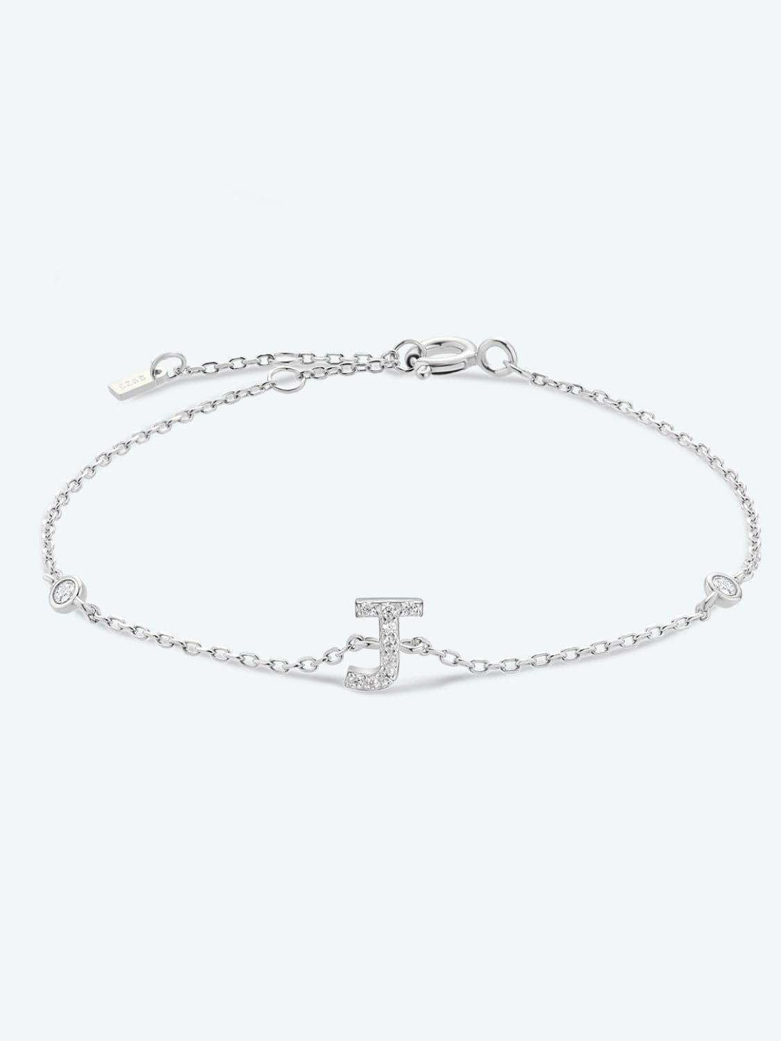 Elegante G tot K zirconia armband in 925 sterling zilver