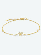 Elegante G tot K zirconia armband in 925 sterling zilver