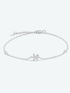 Elegante G tot K zirconia armband in 925 sterling zilver